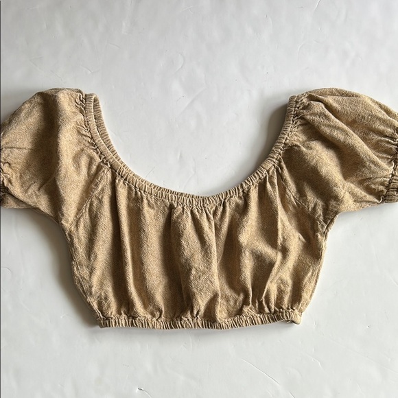 LYKKE WULLF Linen Cotton Crop Top size S - Picture 4 of 5